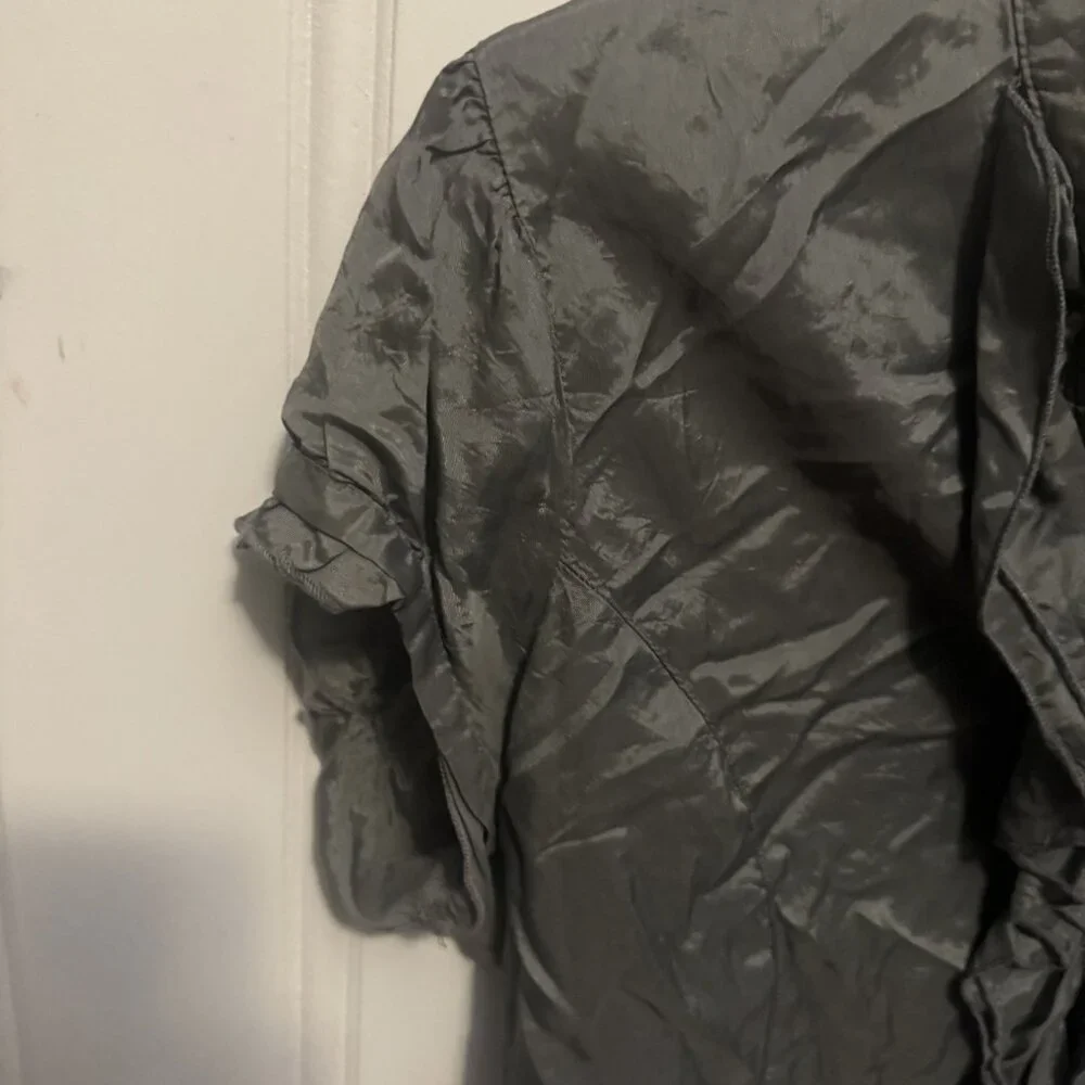 Shiny Gray Xhilaration Blouse - Size XL - Picture 3 of 6